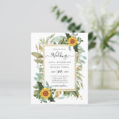 BUDGET All-in-1 Rustic Sunflower Greenery Wedding (Staand voorkant)