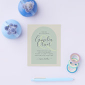 BUDGET All-in-1 Wedding Script Ampersand Arch Flyer (Enkel)