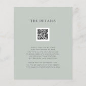 Budget All in One Eucalyptus QR-code Bruiloft Sali (Achterkant)