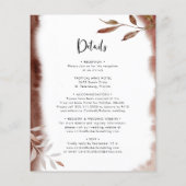 Budget All in One Herfst Foliage Weddenschap (Achterkant)