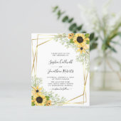 Budget All-in-One Sunflower Gold Wedding (Staand voorkant)