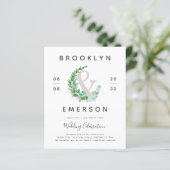 Budget Ampersand Greenery Wedding (Staand voorkant)