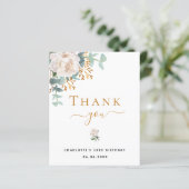 BUDGET Anniversaire carte de remerciements à eucal (Debout devant)