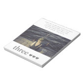 Budget Anniversaire Photo Invitation Bloc-notes (Tourné)