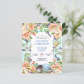 Budget Aqua Strand Roze Zeeschelp Parel Bruiloft (Staand voorkant)