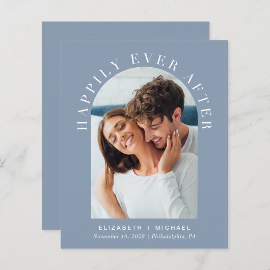 Budget Arch Foto QR Code Weddenschap (Voorkant / Achterkant)