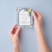 Budget Arch Lemon Amalfi Positano Bridal Brunch Flyer (Hand)