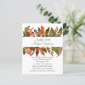 Budget Automne Automne Feuilles Mariage Ampersand (Debout devant)