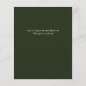 Budget Automne Automne Feuilles Mariage Ampersand (Dos)