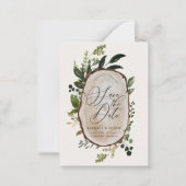 budget Automne ferme rustique mariage faire-part (Devant)