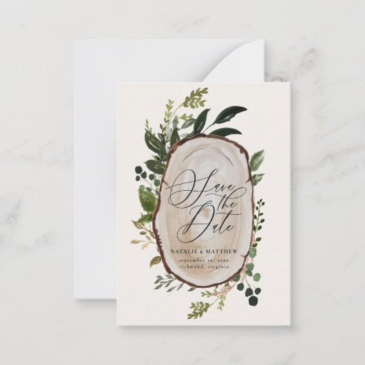 budget Automne ferme rustique mariage faire-part (Devant)