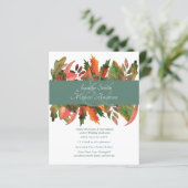 BUDGET Automne Feuilles d'automne Mariage Invite (Debout devant)