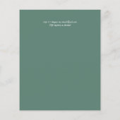 BUDGET Automne Feuilles d'automne Mariage Invite (Dos)