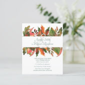BUDGET Automne Feuilles d'automne Mariage Invite (Debout devant)