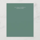 BUDGET Automne Feuilles d'automne Mariage Invite (Dos)