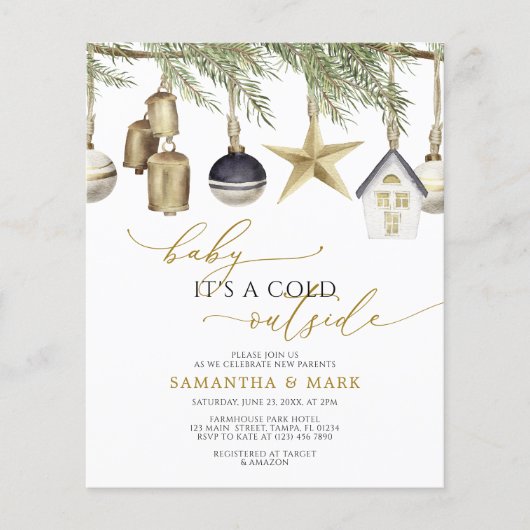 Budget Baby Het is een koude buitendouche uitnodig (Voorkant)