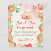 Budget Baby shower Berry Sweet Hartelijk dank (Voorkant)