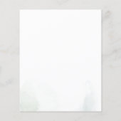 Budget Baby shower Eucalyptus Greenery (Achterkant)