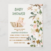 Budget/Baby shower-uitnodiging.Flyer Flyer (Voorkant)