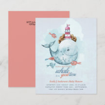 BUDGET Baby Shower Zeeleven Walvis Jongens Blauwe