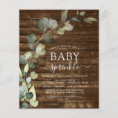 Budget Baby Sprinkle Shower Greenery (Voorkant)