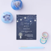 Budget Baby's Breath Blu Chalkboard String Lights Flyer (Enkel)