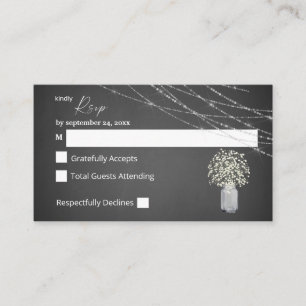 Budget Baby's Breath, Grijze Krijt 2SM Geen Eten R Informatiekaartje