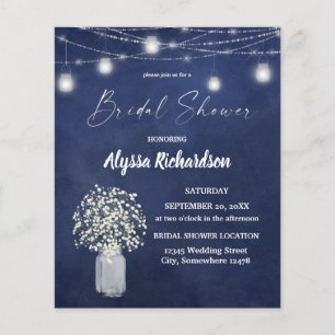 Budget Baby's Breath Krijt B Verlichte Bruidsdouch Flyer