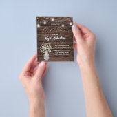 Budget Baby's Breath & Slingerverlichting Bruidsdo Flyer (Hand)