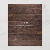 Budget Baby's Grote Rustic Sla de datum op (Achterkant)