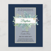 Budget BAPTISM Baptiser la verdure Feuilles Invita (Devant)