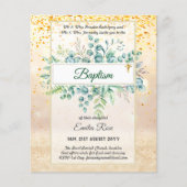 Budget BAPTISM Baptiser la verdure Feuilles Invita (Devant)