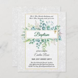 Budget BAPTISM Baptiser la verdure Feuilles Invita