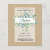 Budget BAPTISM Baptiser la verdure Feuilles Invita (Devant)