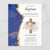 BUDGET Baptism Christening Bautizo Bautismo INVITE (Voorkant)
