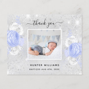 Budget Baptism Silver Blauw Foto