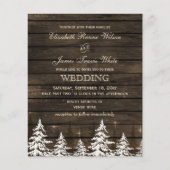 Budget Barn Wood Rustic Pine Wedding (Voorkant)