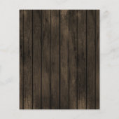 Budget Barnwood Mason Jars Wedding Invitations (Achterkant)