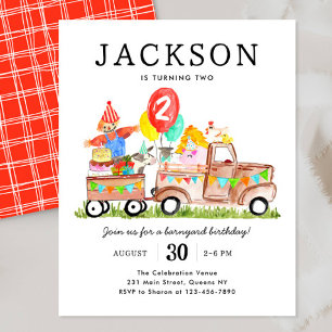 Budget Barnyard Dieren Truck Kinder Boerderij Verj