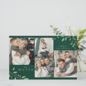 Budget Be Merry Green Botanique photo Carte de vac (Debout devant)