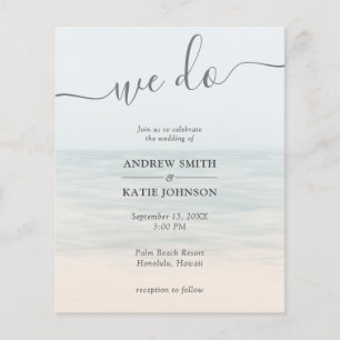 Budget Beach Front Hawaiian Wedding