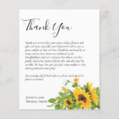 BUDGET Bedankingskaart Sjablonen voor rouwkaart (Voorkant)