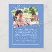 BUDGET Bedankje Rouwkaart Foto (Voorkant)