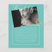 BUDGET Bedankje Rouwkaart Foto (Voorkant)