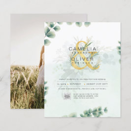 BUDGET Begroening FOTO Huwelijksuitnodiging QR COD