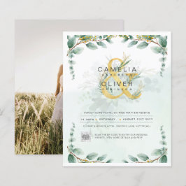 BUDGET Begroening FOTO Huwelijksuitnodiging QR COD