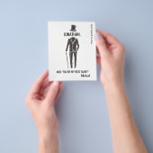 Budget Best Man Groomsman grappig voorstel Flyer (Hand)