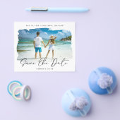 Budget Bestemming Bruiloft Save the Date Flyer (Enkel)