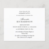 Budget Big Mod Name Photo Afstuderen kondigt aan (Achterkant)