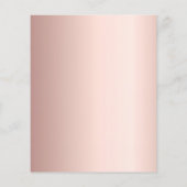 Budget Birthday party boho pampas roos gold (Achterkant)